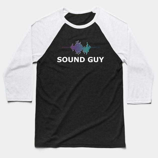 Sound Guy Baseball T-Shirt by KC Happy Shop